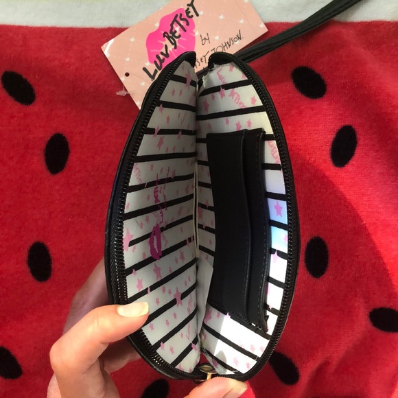 Luv Betsey Johnson French Bulldog Wristlet - Picture 3 of 3